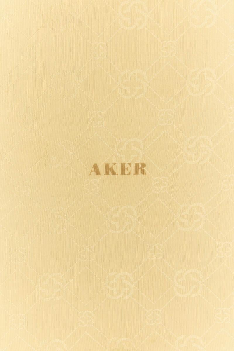 Aker Jakarlı İpek Koton Şal - 8935977-932 Açık Gold