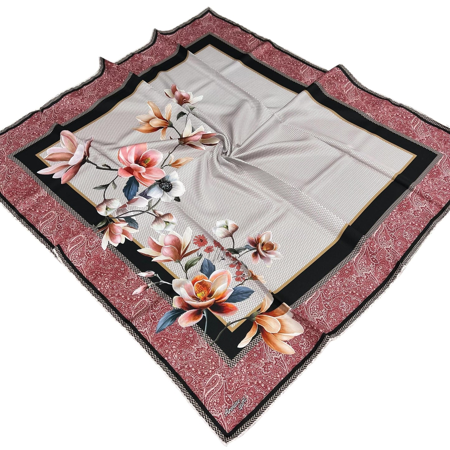 Armine Sport Twill Eşarp - 8532-36 Kırmızı