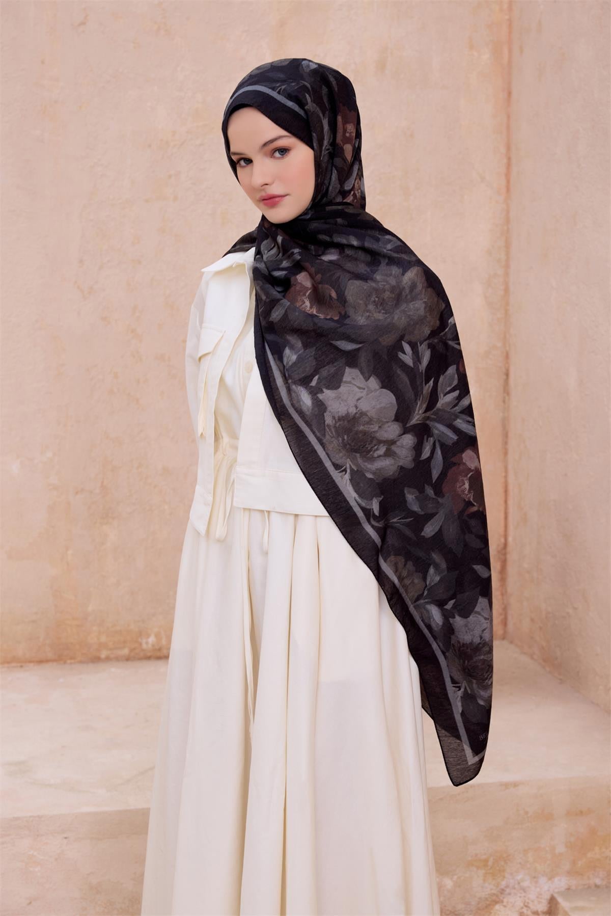 Belli Fresh Sanda Şal - 1362-14 Siyah
