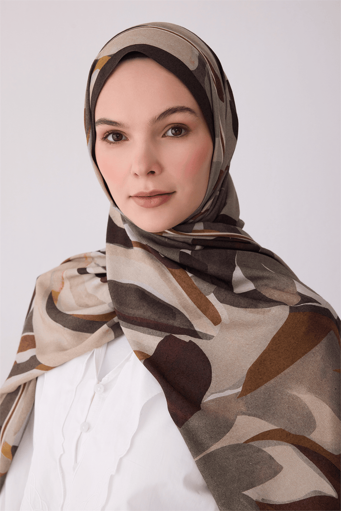 Belli Fresh Viona Şal - 3273-23 Vizon Taş