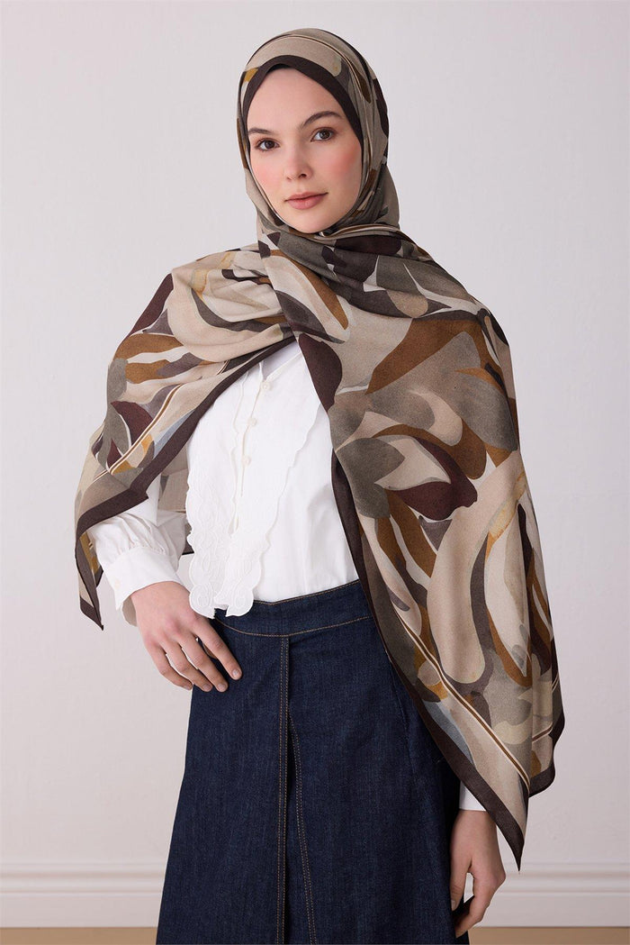 Belli Fresh Viona Şal - 3273-23 Vizon Taş