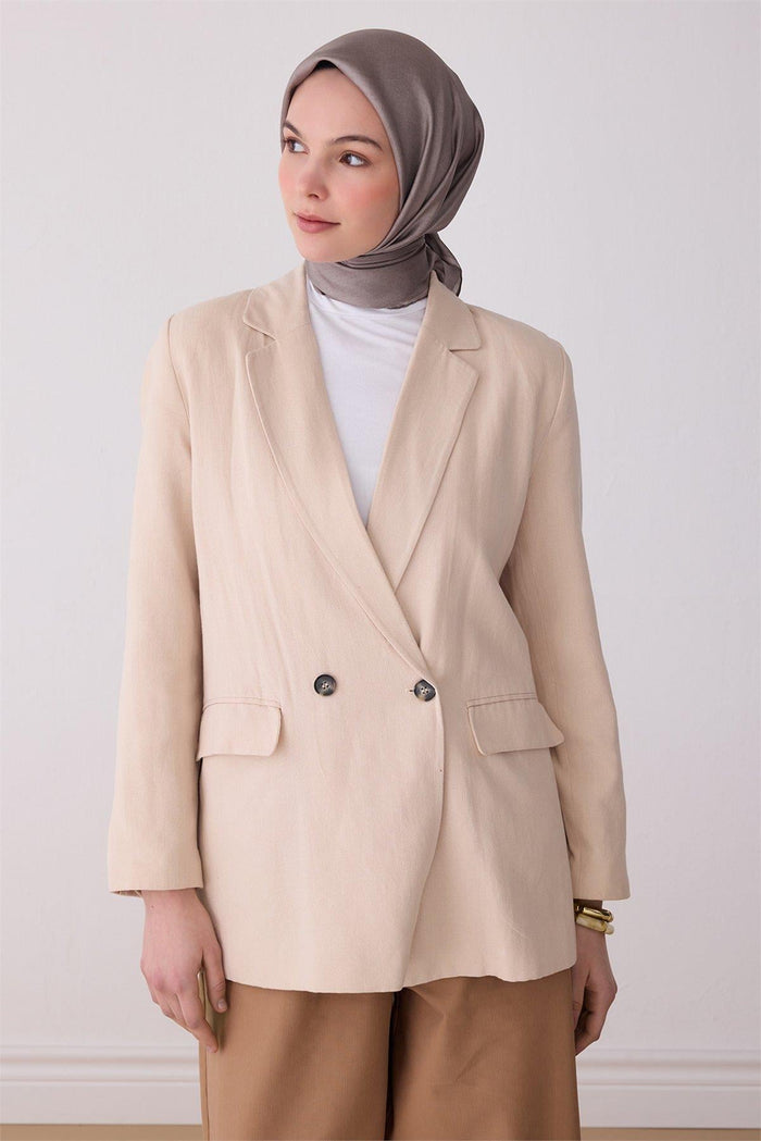 Belli İpek Eşarp - 4305-06 Açık Gri Twill