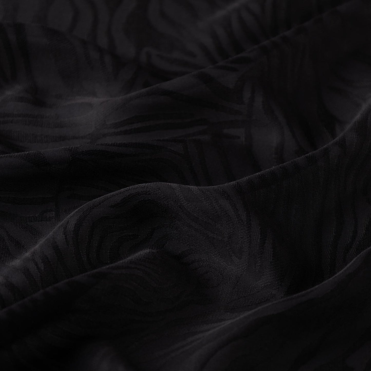 İpekevi Monogram Şal - Zebra Desenli - Siyah