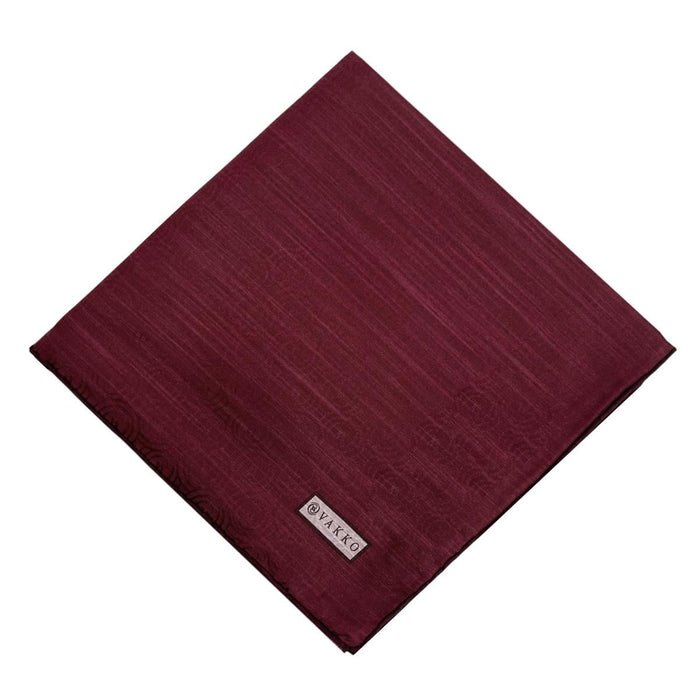 Vakko Pamuk İpek Eşarp - Helezon Monogram - Bordo
