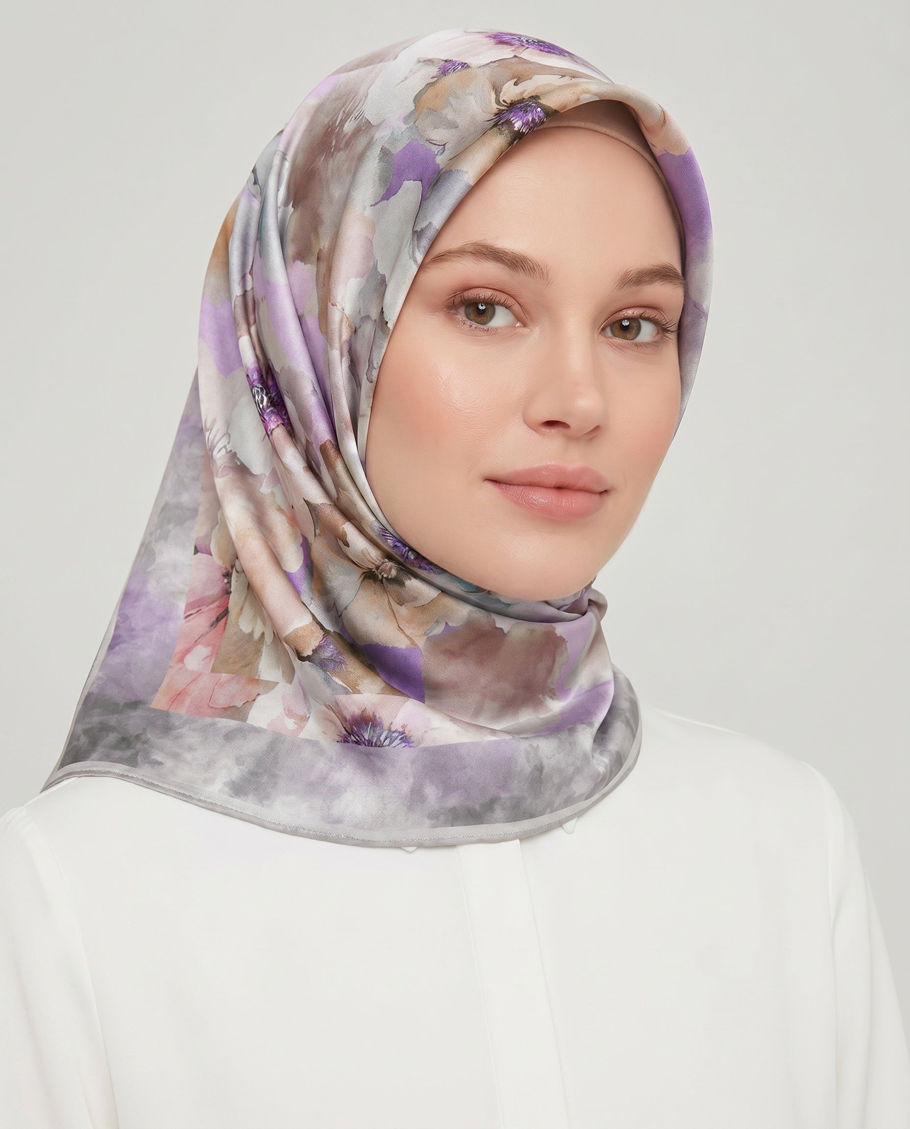 Armine Sport Twill Eşarp - 8544-04 Lavanta