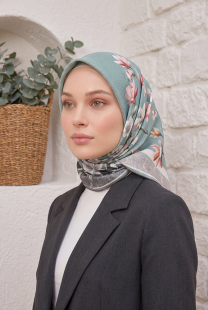 Armine Sport Twill Eşarp - 8532-103 Mentol