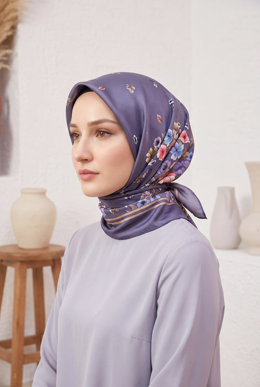 Armine Sport Twill Eşarp - 8533-36 Lavanta