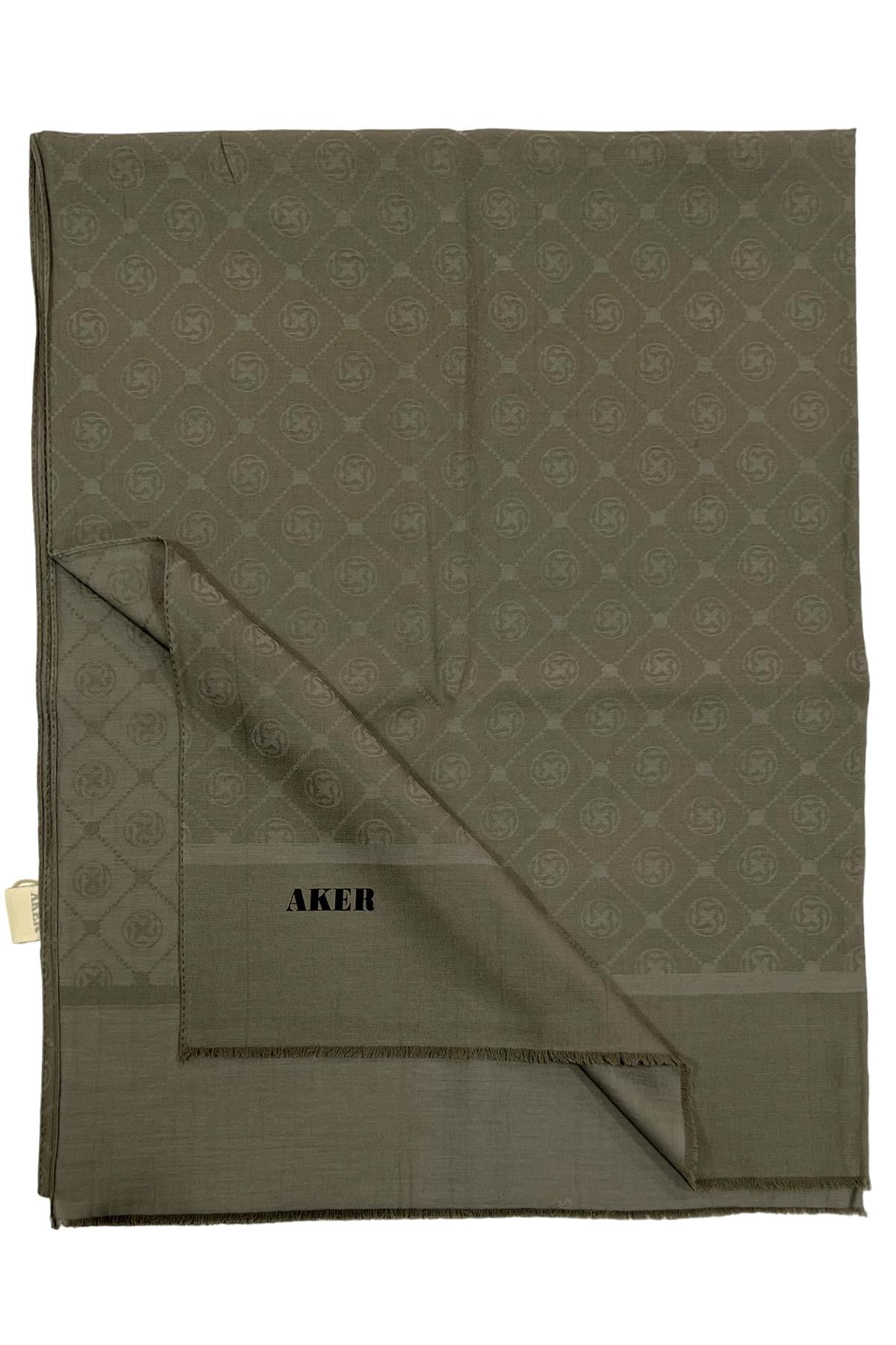 Aker Cotton Şal - Koyu Gri 975