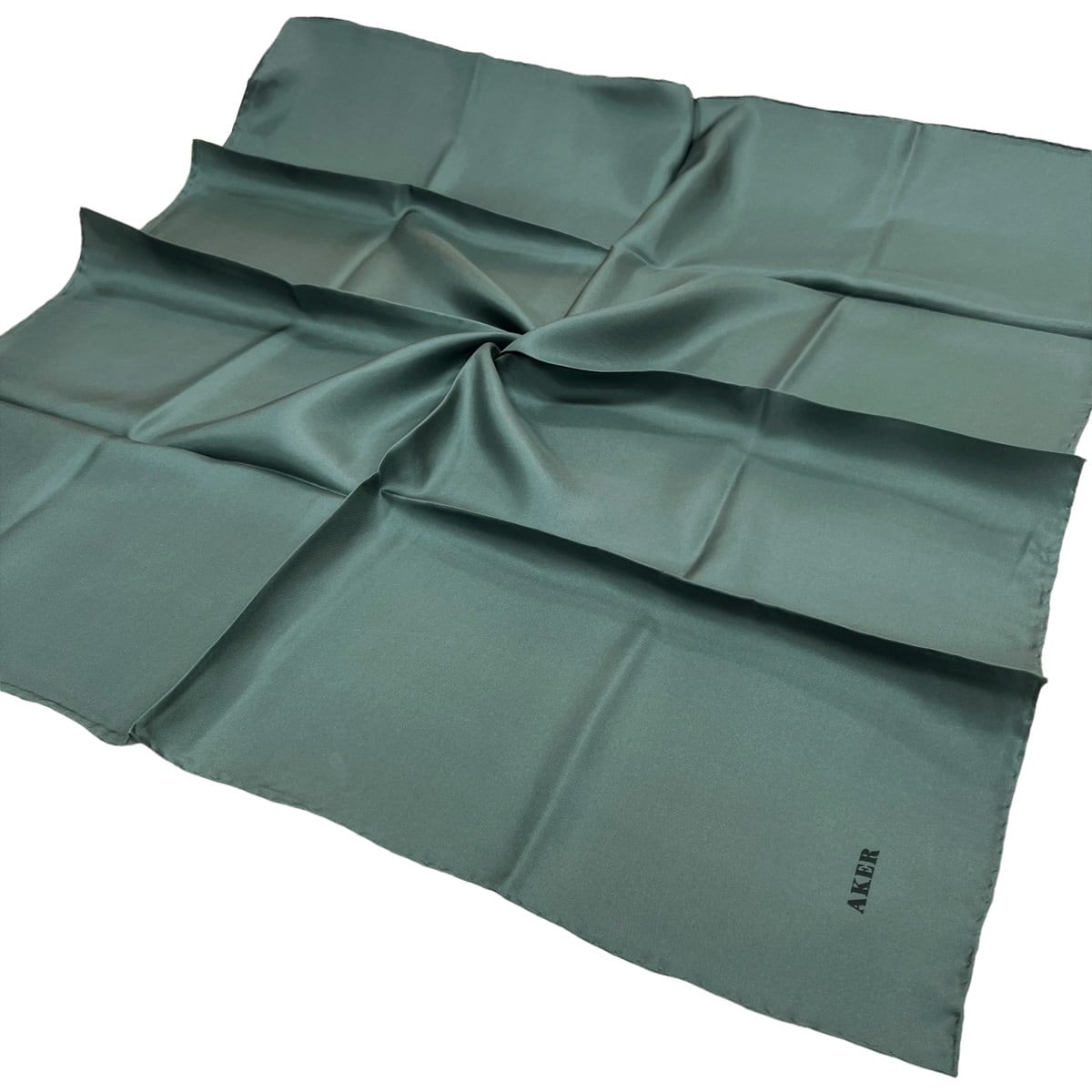 Aker Düz İpek Eşarp Twill - Çağla 958