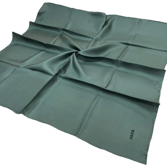 Aker Düz İpek Eşarp Twill - Çağla 958