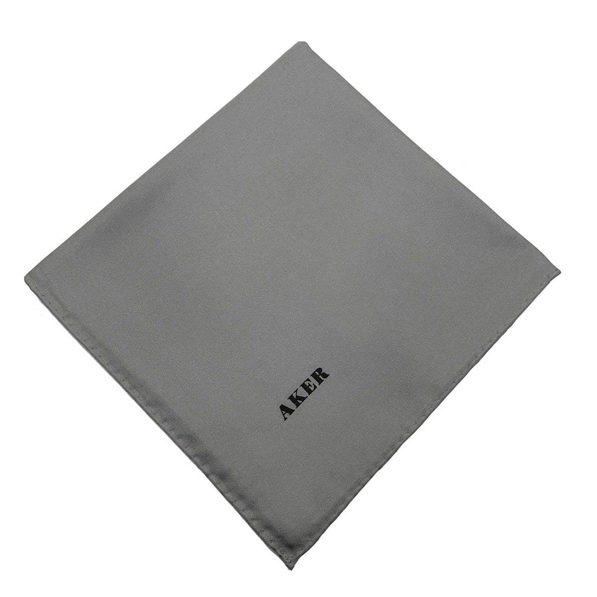 Aker Düz İpek Eşarp Twill - Füme 972