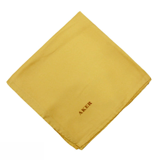 Aker Düz İpek Eşarp Twill - Sarı 962
