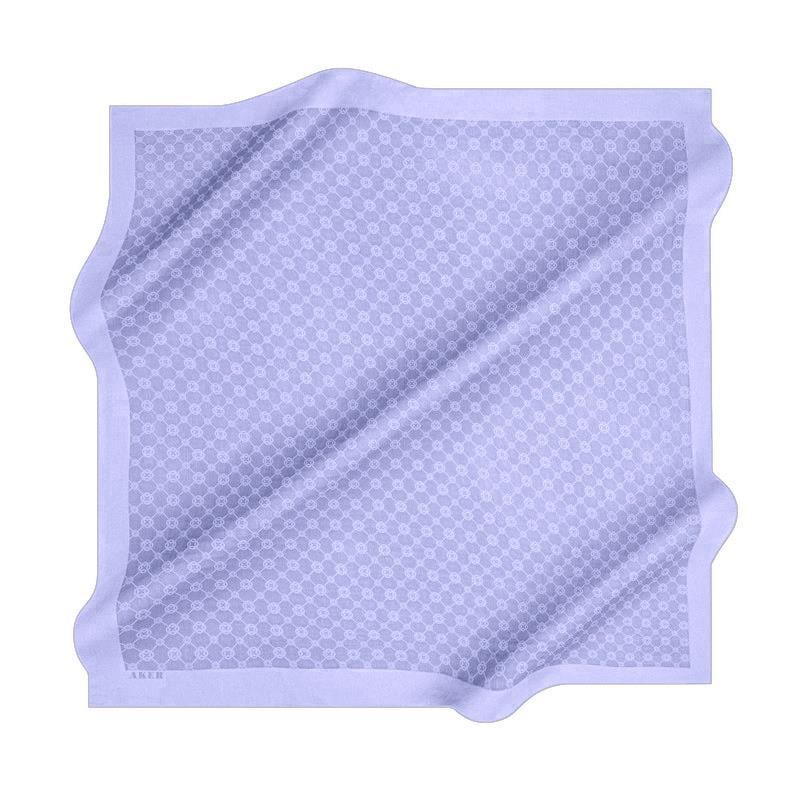 Aker Elegance Monogram Eşarp - Lila 992
