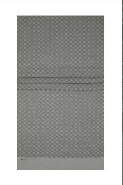 Aker Elegance Monogram Şal - Soft Taş 975