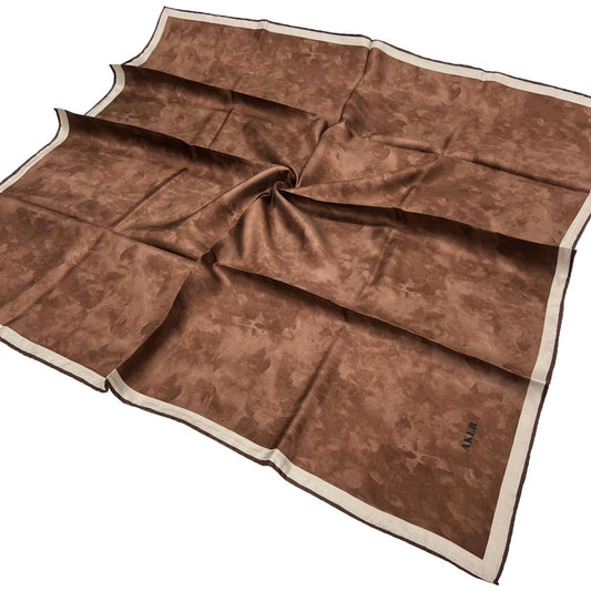 Aker İpek Eşarp - 7208713-938 Kahve Twill