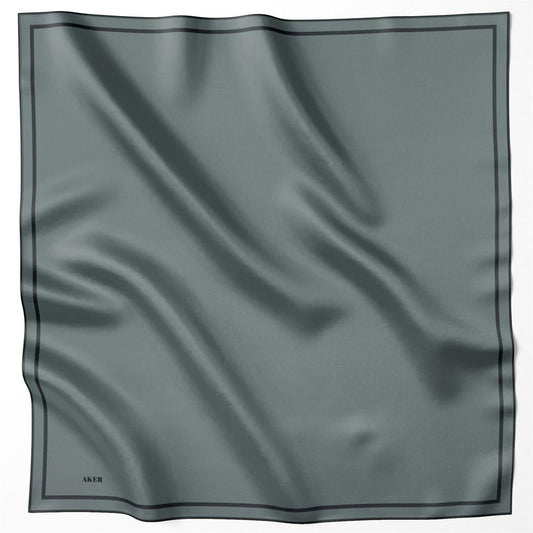 Aker İpek Eşarp - 8472713-953 Füme Twill