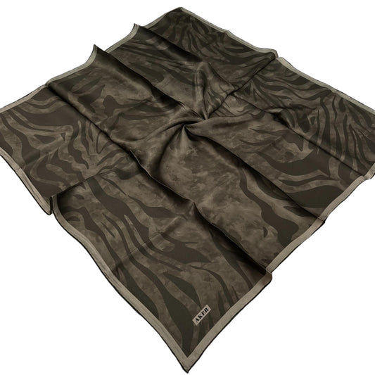 Aker İpek Eşarp - 8478713-951 Koyu Haki Twill