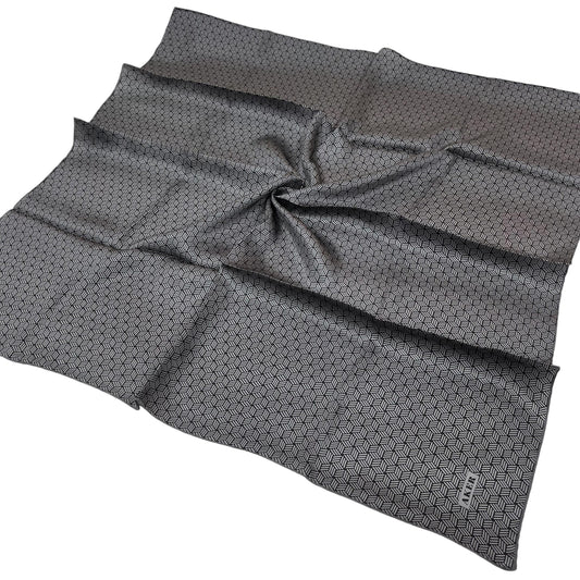 Aker İpek Eşarp - 8911713-972 Koyu Gümüş Twill