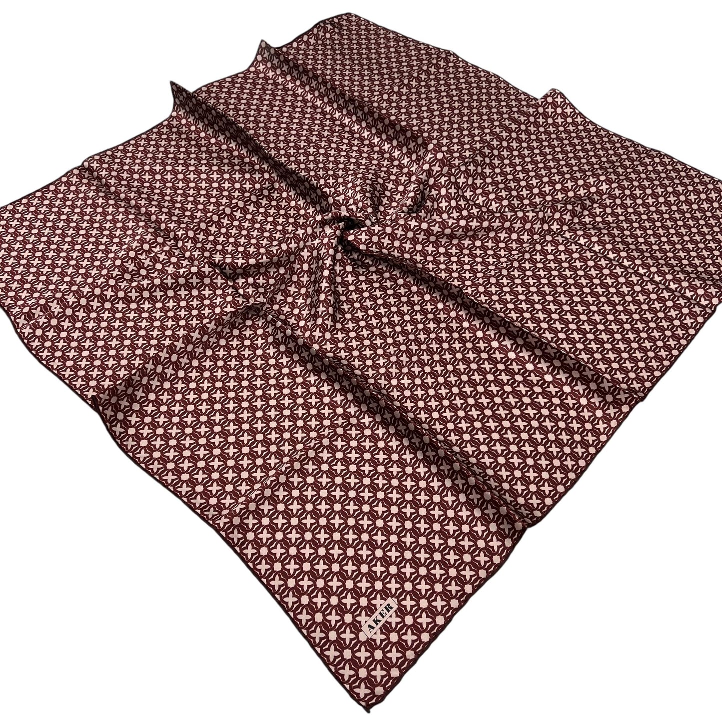 Aker İpek Eşarp - 8921701-341 Bordo Sura