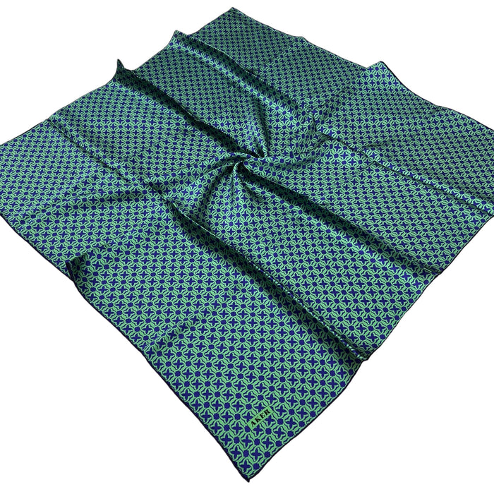 Aker İpek Eşarp - 8921713-992 Saks Yeşil Twill
