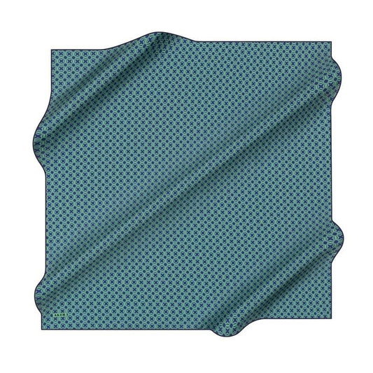 Aker İpek Eşarp - 8921713-992 Saks Yeşil Twill