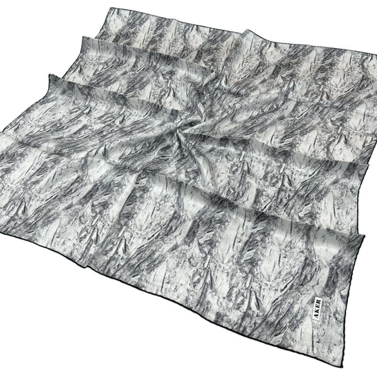 Aker İpek Eşarp - 8924713-912 Gri Twill
