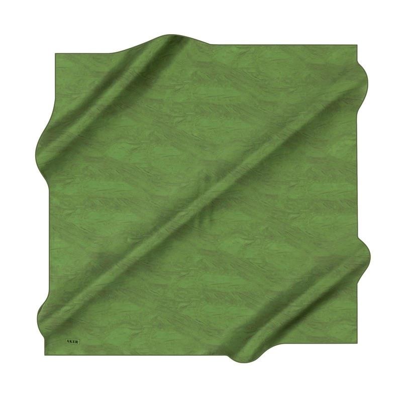 Aker İpek Eşarp - 8924713-951 Haki Yeşil Twill