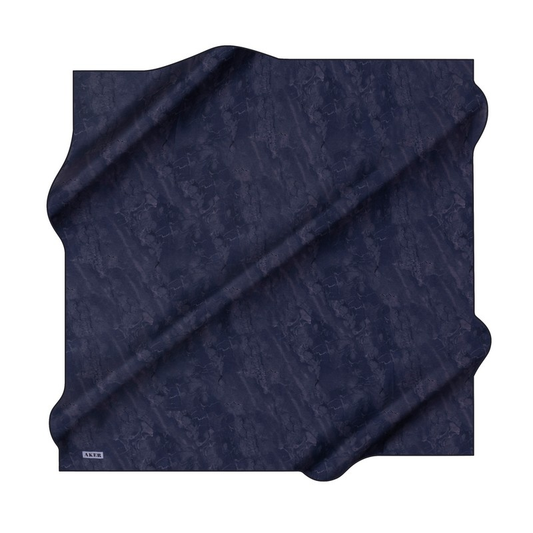 Aker İpek Eşarp - 8925713-922 Koyu Lacivert Twill