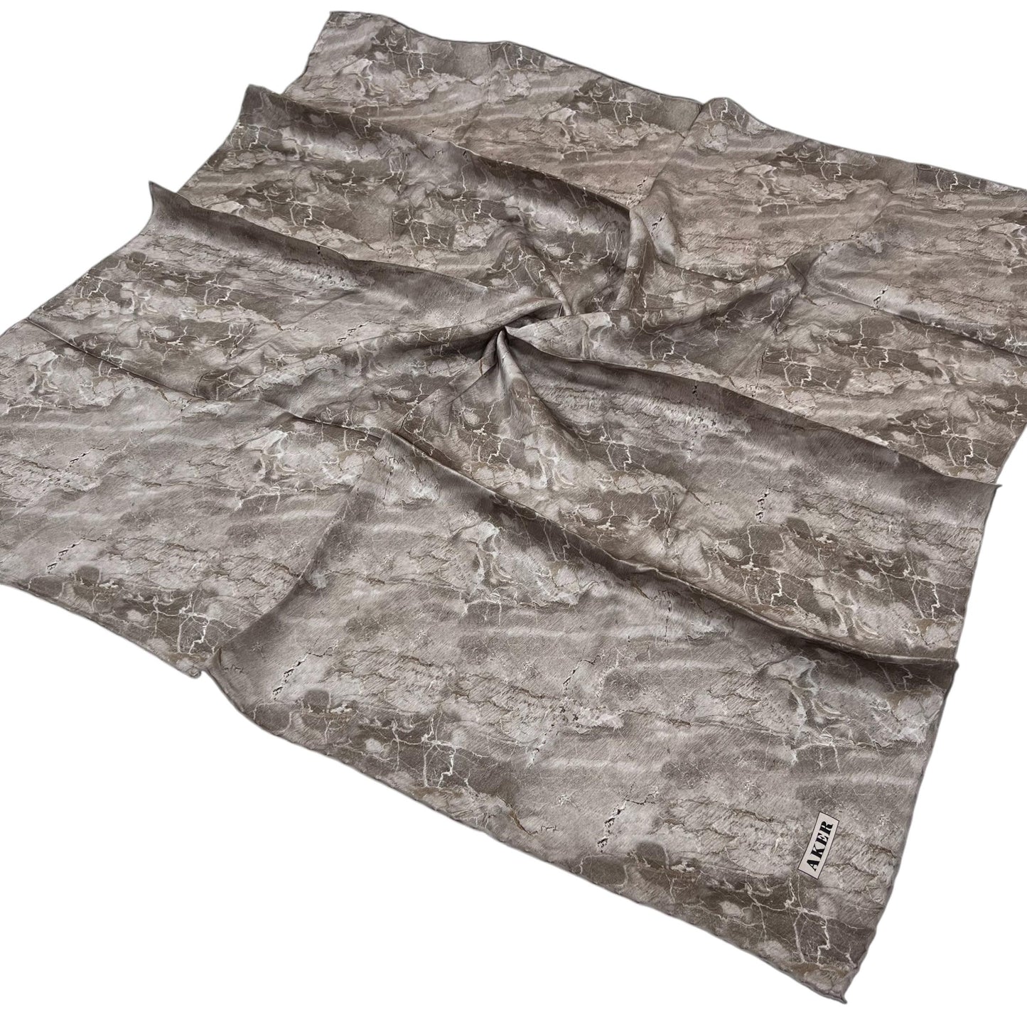 Aker İpek Eşarp - 8925713-933 Taş Twill