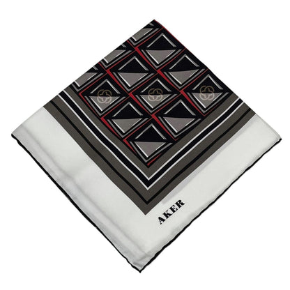 Aker İpek Eşarp - 8968713-911 Vizon Ekru Twill