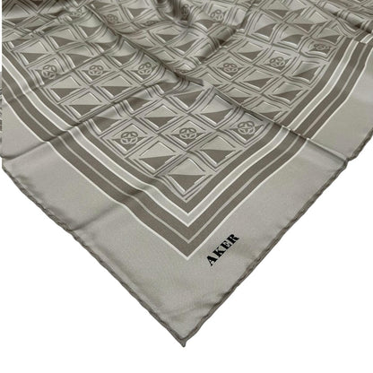 Aker İpek Eşarp - 8968713-931 Taş Twill