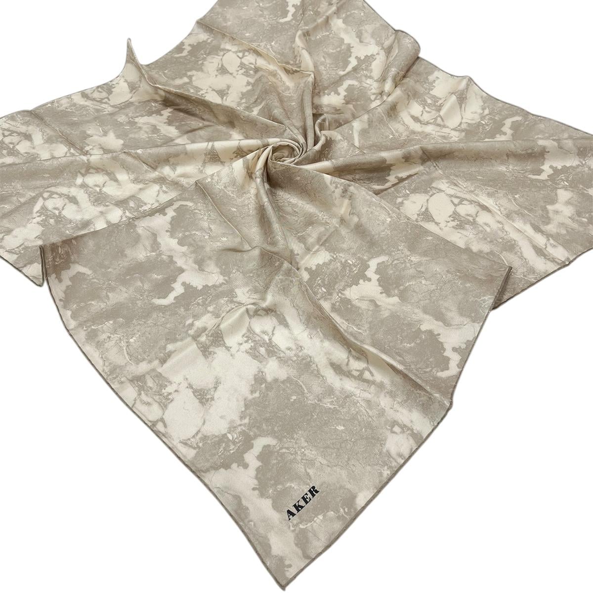 Aker İpek Eşarp - 8974713-934 Bej Twill