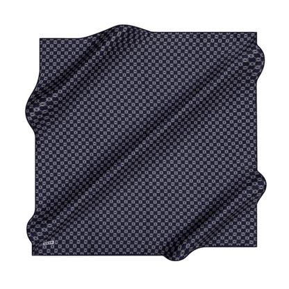 Aker İpek Eşarp - 8991713-921 Lacivert Twill