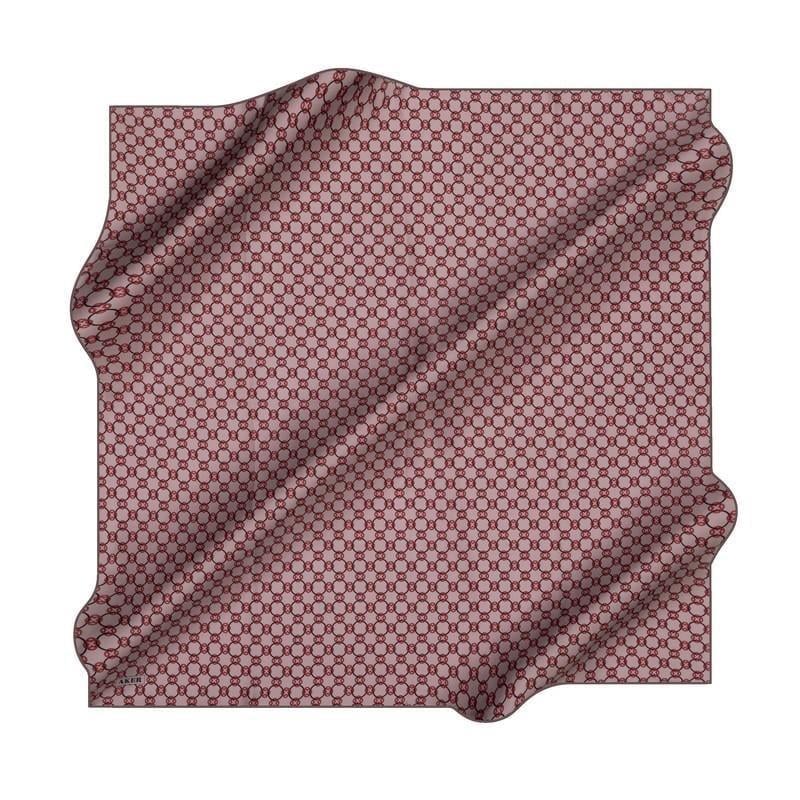 Aker İpek Eşarp - 8991713-931 Vizon Kırmızı Twill