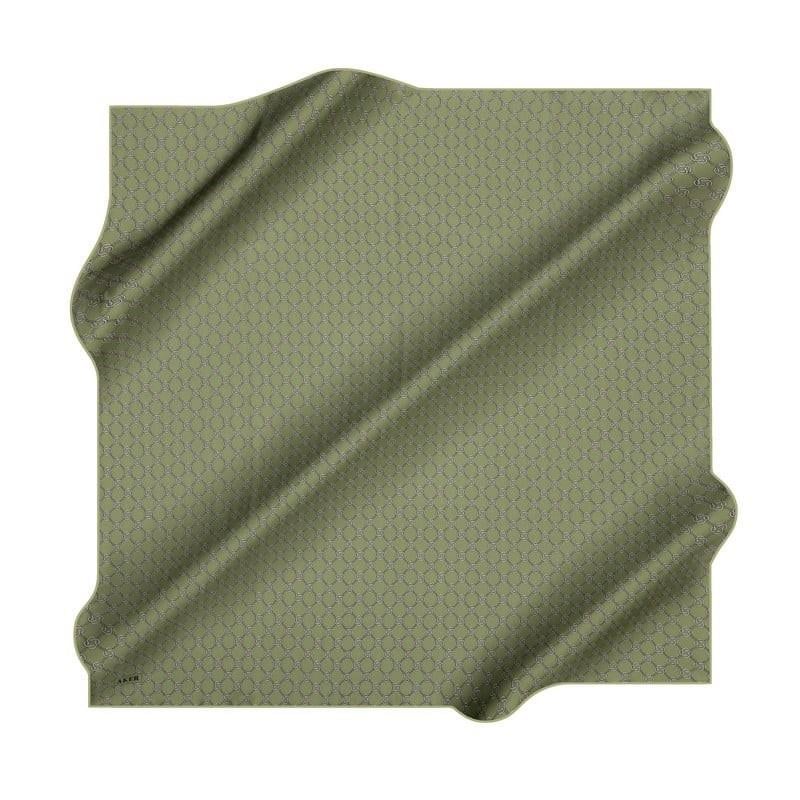 Aker İpek Eşarp - 8991713-951 Yeşil Twill