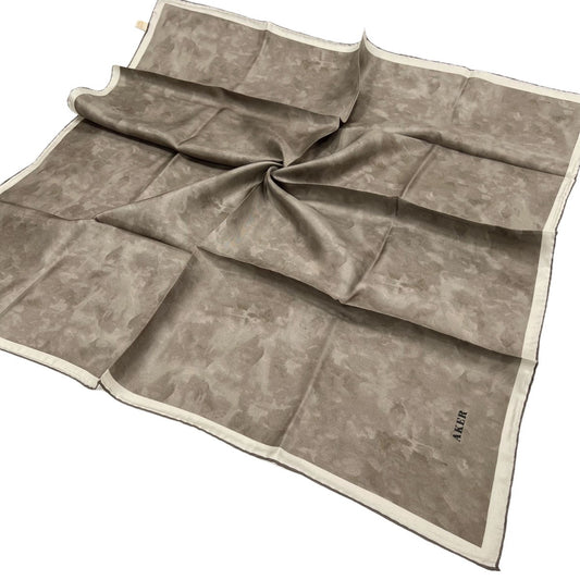 Aker İpek Eşarp - 7208713-935 Açık Vizon Twill