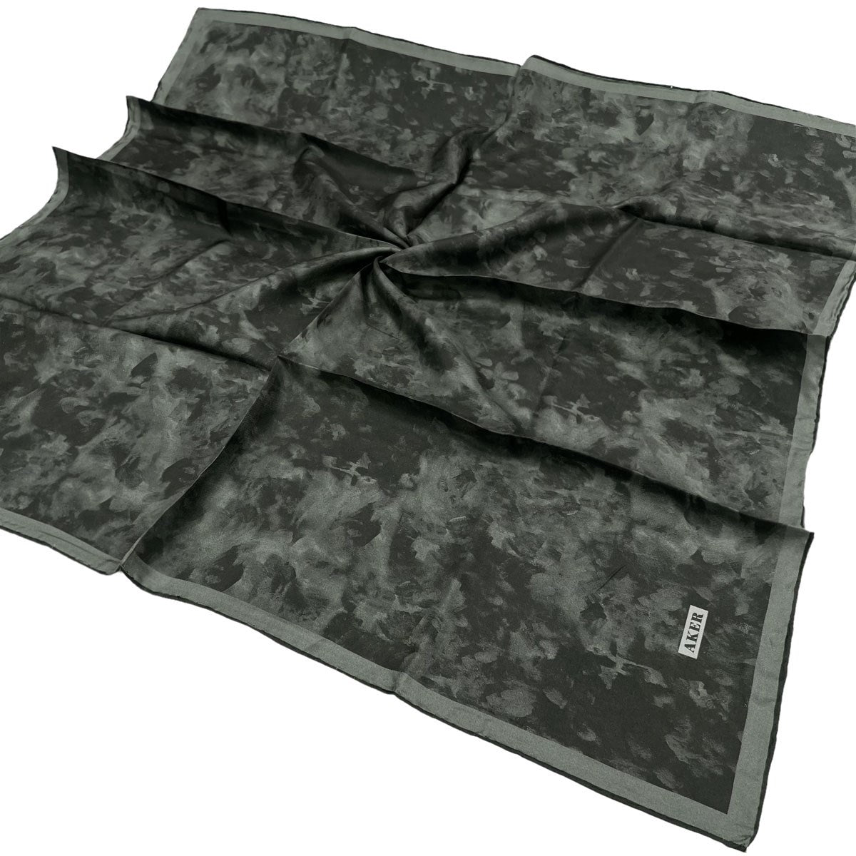 Aker İpek Eşarp - 7208713-915 Antrasit Twill