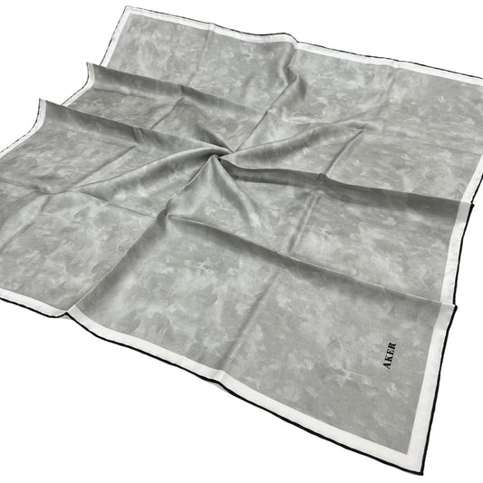 Aker İpek Eşarp - 7208713-911 Gümüş Ekru Twill