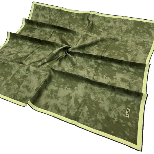Aker İpek Eşarp - 7208713-952 Haki Twill