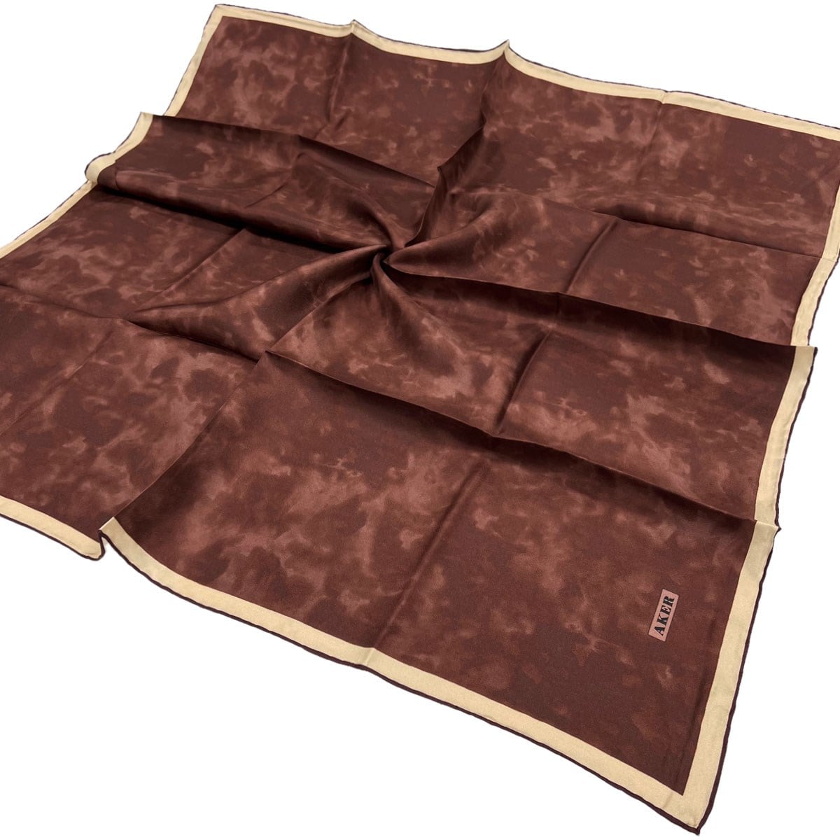 Aker İpek Eşarp - 7208713-992 Koyu Bordo Twill