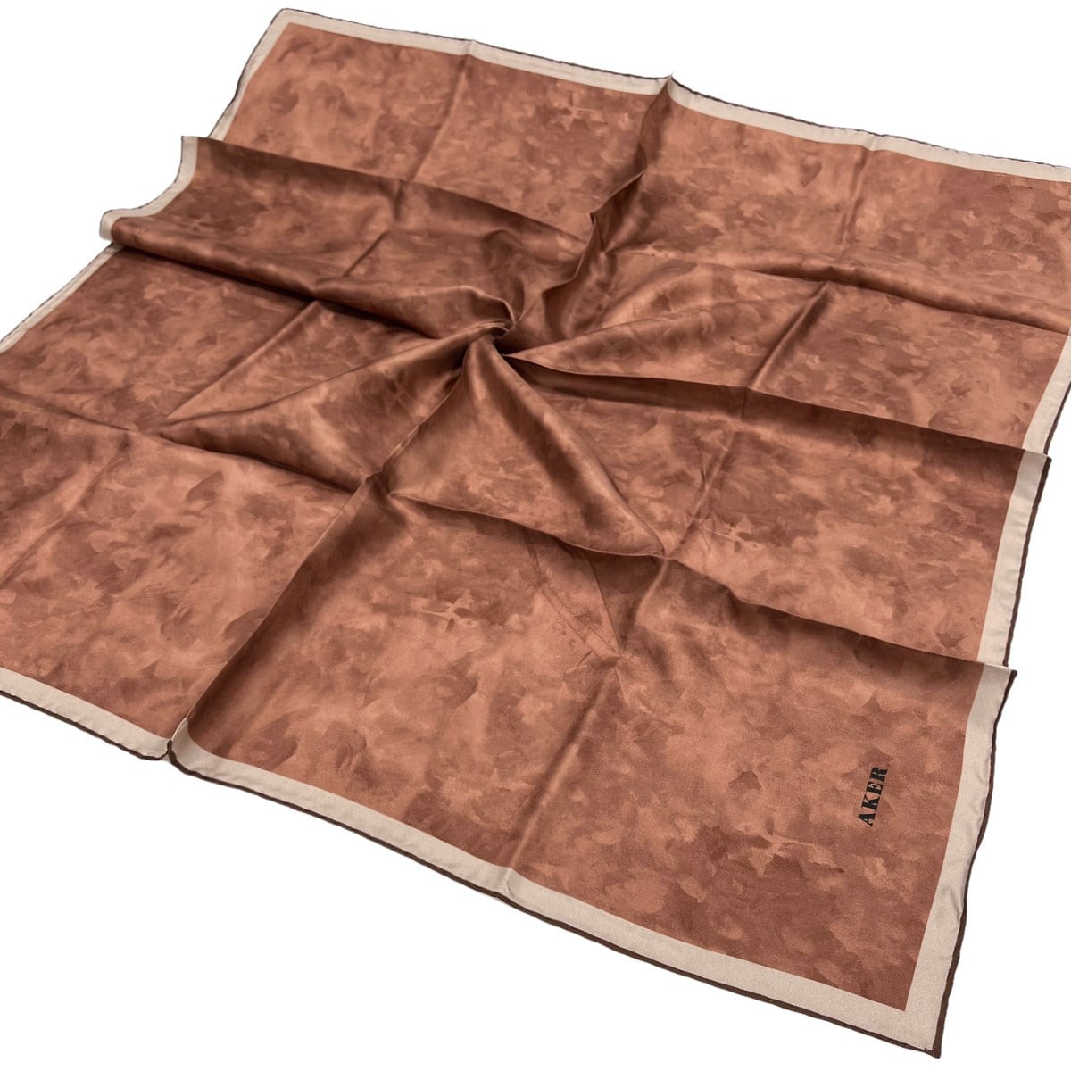 Aker İpek Eşarp - 7208713-934 Soft Bakır Twill