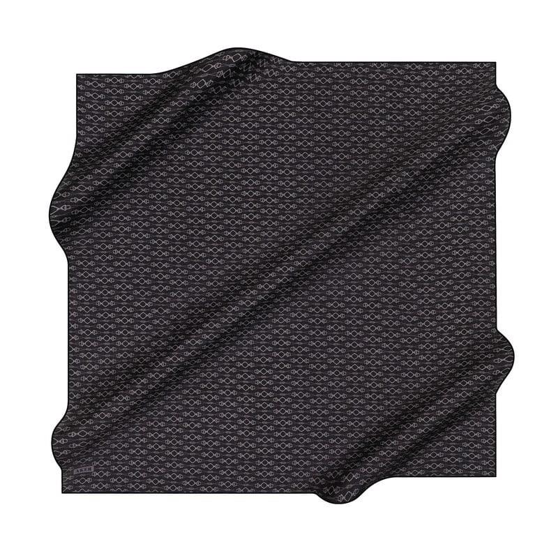 Aker İpek Eşarp - 8985713-911 Siyah Twill