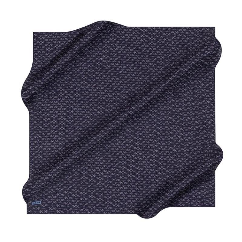 Aker İpek Eşarp - 8985713-921 Lacivert Twill