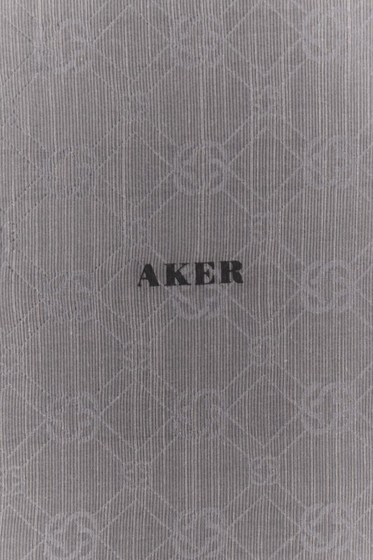 Aker Jakarlı İpek Koton Şal - 8935977-971 Gümüş Gri