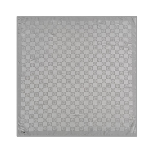 Aker Monogram Dama Eşarp - Açık Füme 972