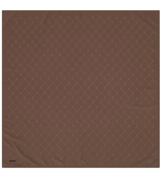Aker Monogram Eşarp - Kahve 932
