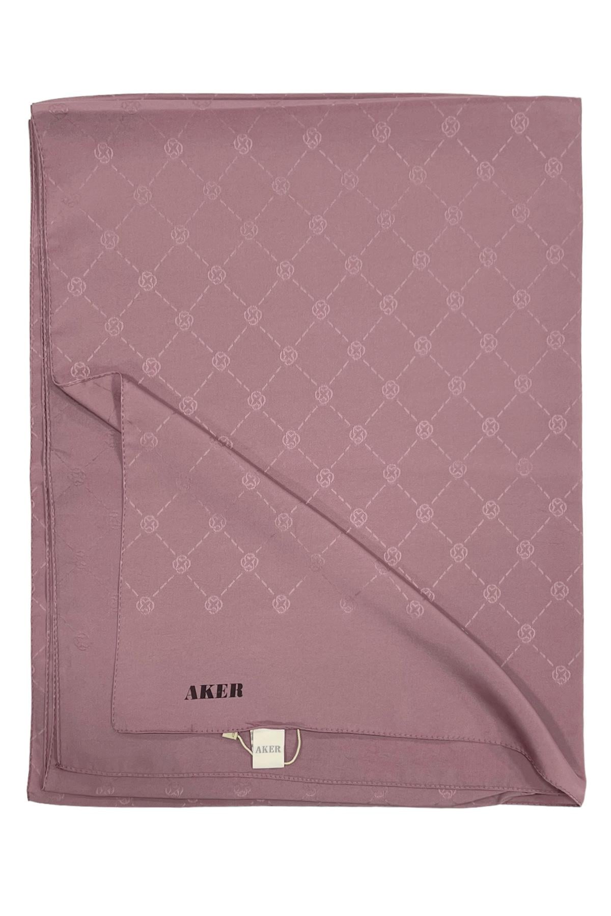 Aker Monogram Şal - Gül Kurusu 992