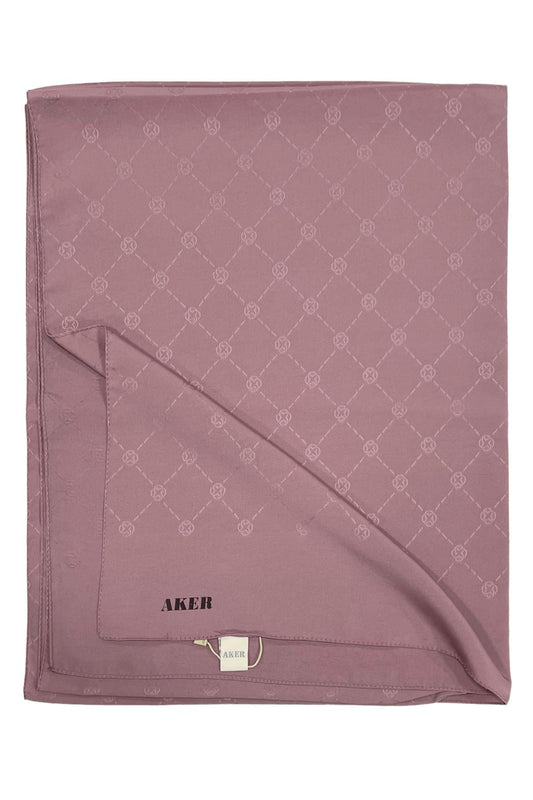 Aker Monogram Şal - Gül Kurusu 992