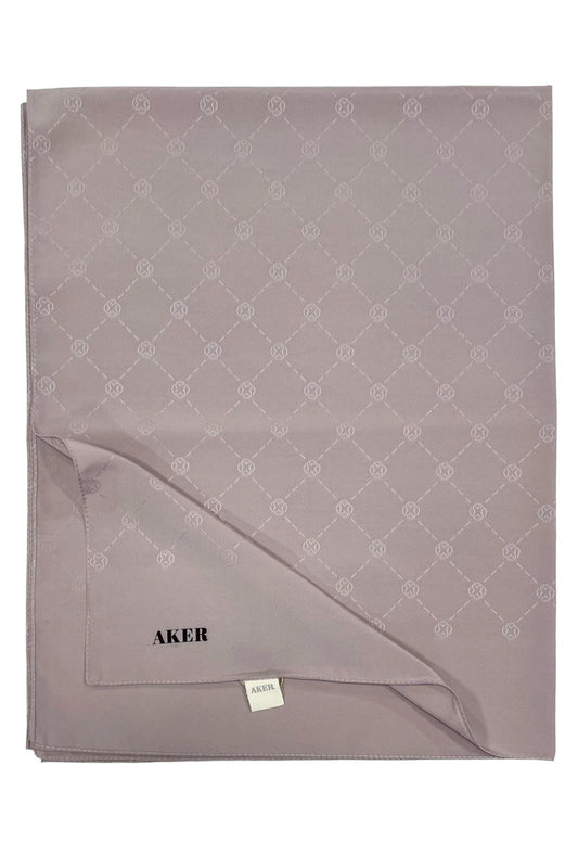 Aker Monogram Şal - Koyu Vizon 991