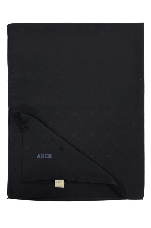 Aker Monogram Şal - Siyah 911